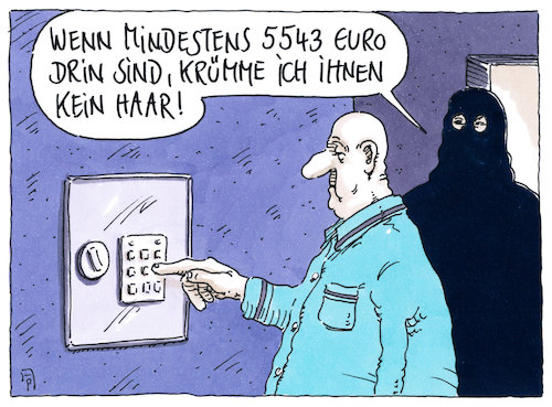 Cartoon: mindestens (medium) by Andreas Prüstel tagged einbruch,überfall,opfer,tresor,cartoon,karikatur,andreas,pruestel,einbruch,überfall,opfer,tresor,cartoon,karikatur,andreas,pruestel