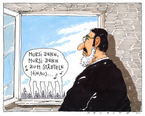 Cartoon: mursi (medium) by Andreas Prüstel tagged mursi,entmachtung,ägypten,muslimbrüder,cartoon,karikatur,andreas,pruestel,mursi,entmachtung,ägypten,muslimbrüder,cartoon,karikatur,andreas,pruestel