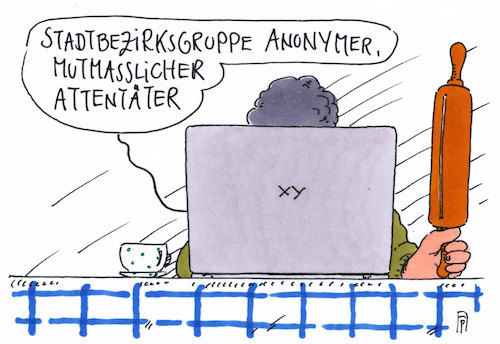 Cartoon: mutmaßlich (medium) by Andreas Prüstel tagged attentate,anschläge,terror,cartoon,karikatur,andreas,pruestel,attentate,anschläge,terror,cartoon,karikatur,andreas,pruestel
