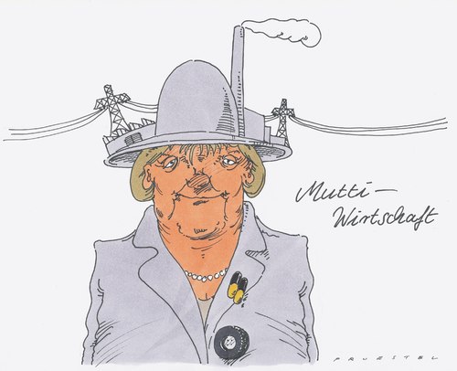 Cartoon: muttiwirtschaft (medium) by Andreas Prüstel tagged merkel,kanzlerschaft,lobbyismus,klientelpolitik,wirtschaft,angela merkel,karikatur,kanzlerschaft,lobbyismus,klientelpolitik,wirtschaft,lobby,atomkraftwerk,atomkraft,energien,umwelt,angela,merkel