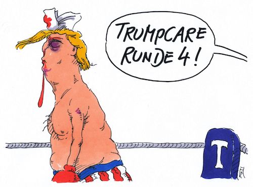 Cartoon: nächste runde (medium) by Andreas Prüstel tagged usa,trump,abschaffung,obamacare,trumpcare,niederlagen,senat,cartoon,karikatur,andreas,pruestel,usa,trump,abschaffung,obamacare,trumpcare,niederlagen,senat,cartoon,karikatur,andreas,pruestel