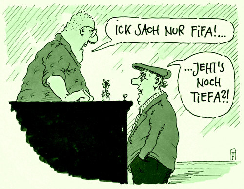 Cartoon: noch tiefer (medium) by Andreas Prüstel tagged fifa,korruptionsskandal,fußball,cartoon,karikatur,andreas,pruestel,fifa,korruptionsskandal,fußball,cartoon,karikatur,andreas,pruestel