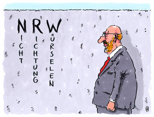 Cartoon: nrw-wahl (medium) by Andreas Prüstel tagged nrw,landtagswahlen,umfragewerte,spd,kleine,bundestagswahl,martin,schulz,würselen,cartoon,karikatur,andreas,pruestel,nrw,landtagswahlen,umfragewerte,spd,kleine,bundestagswahl,martin,schulz,würselen,cartoon,karikatur,andreas,pruestel