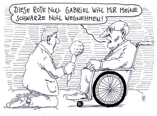 Cartoon: nullen (medium) by Andreas Prüstel tagged schäuble,gabriel,groko,spd,cdu,schwarze,null,bundeshaushalt,sozialausgaben,flüchtlinge,bevölkerung,cartoon,karikatur,andreas,pruestel,schäuble,gabriel,groko,spd,cdu,schwarze,null,bundeshaushalt,sozialausgaben,flüchtlinge,bevölkerung,cartoon,karikatur,andreas,pruestel