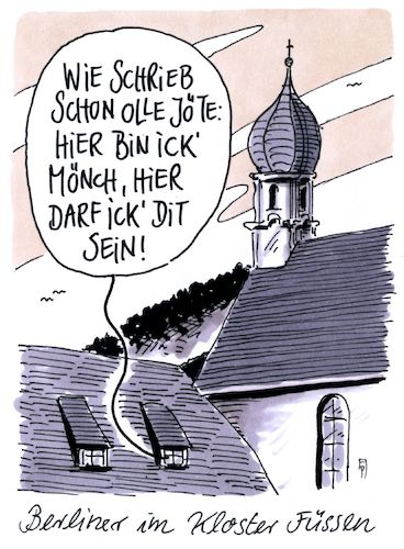 Cartoon: olle jöte (medium) by Andreas Prüstel tagged kloster,mönch,goethe,faust,bayern,füssen,berliner,cartoon,karikatur,andreas,pruestel,kloster,mönch,goethe,faust,bayern,füssen,berliner,cartoon,karikatur,andreas,pruestel