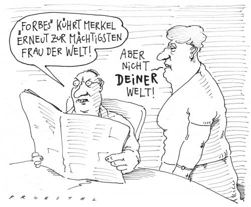 Cartoon: o.t. (medium) by Andreas Prüstel tagged merkel,ranking,presse,ehe,wahl,wahlen,angela merkel,presse,zeitung,news,bewertung,frau,angela,merkel