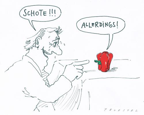 Cartoon: paprika (medium) by Andreas Prüstel tagged paprika,paprikaschote,schote,witz,paprika,paprikaschote,schote,witz