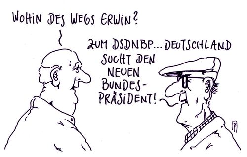 Cartoon: präsident (medium) by Andreas Prüstel tagged deutschland,bundespräsident,cartoon,karikatur,andreas,pruestel,deutschland,bundespräsident,cartoon,karikatur,andreas,pruestel