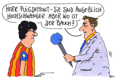 Cartoon: puigdemont (medium) by Andreas Prüstel tagged katalonien,spanien,puigdemont,unabhängigkeitserklärung,cartoon,karikatur,andreas,pruestel,katalonien,spanien,puigdemont,unabhängigkeitserklärung,cartoon,karikatur,andreas,pruestel