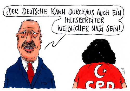 Cartoon: recep und andrea (medium) by Andreas Prüstel tagged andrea,nahles,spd,erdogan,türkeihilfe,cartoon,karikatur,andreas,pruestel,andrea,nahles,spd,erdogan,türkeihilfe,cartoon,karikatur,andreas,pruestel