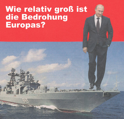 Cartoon: relativ (medium) by Andreas Prüstel tagged rußland,putin,militär,manöver,bedrohung,collage,cartoon,andreas,pruestel,rußland,putin,militär,manöver,bedrohung,collage,cartoon,andreas,pruestel