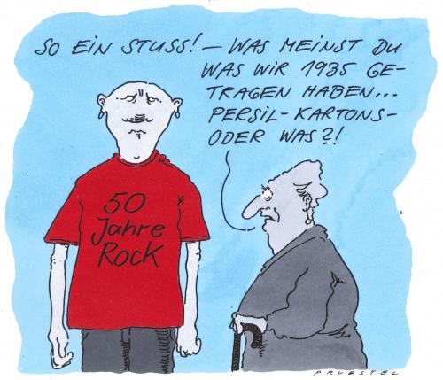Cartoon: rock (medium) by Andreas Prüstel tagged rock,missverständnis