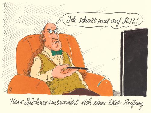 Cartoon: RTL (medium) by Andreas Prüstel tagged tv,fernsehen,privatfernsehen,rtl,dschungelcamp,dünnschiss,niveau,cartoon,karikatur,andreas,pruestel,tv,fernsehen,privatfernsehen,rtl,dschungelcamp,dünnschiss,niveau,cartoon,karikatur,andreas,pruestel