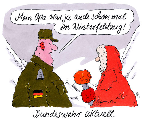 Cartoon: schneesoldat (medium) by Andreas Prüstel tagged winter,schneechaos,bundeswehr,wehrmacht,zweiter,weltkrieg,opa,winterfeldzug,cartoon,karikatur,andreas,pruestel,winter,schneechaos,bundeswehr,wehrmacht,zweiter,weltkrieg,opa,winterfeldzug,cartoon,karikatur,andreas,pruestel