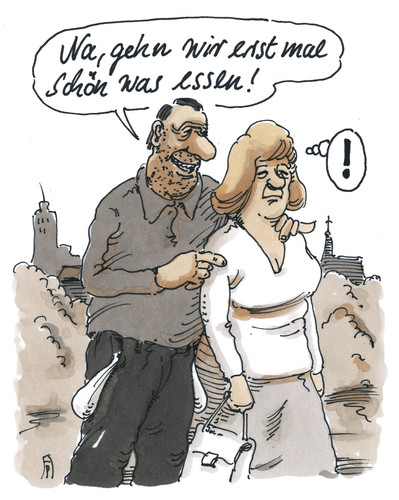 Cartoon: schön essen (medium) by Andreas Prüstel tagged paar,essen,geldmangel,pleite,cartoon,karikatur,andreas,pruestel,paar,essen,geldmangel,pleite,cartoon,karikatur,andreas,pruestel