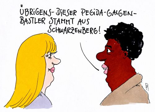 Cartoon: schwarzenberg (medium) by Andreas Prüstel tagged pegida,dresden,sachsen,schwarzenberg,galgen,fremdenhass,fremdenfeindlichkeit,rechtsradikalismus,cartoon,karikatur,andreas,pruestel,pegida,dresden,sachsen,schwarzenberg,galgen,fremdenhass,fremdenfeindlichkeit,rechtsradikalismus,cartoon,karikatur,andreas,pruestel