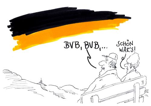 Cartoon: schwarzgelb (medium) by Andreas Prüstel tagged landtagswahlen,nrw,bundestagswahlen,cdu,fdp,schwarzgelb,borussia,dortmund,bvb,cartoon,karikatur,andreas,pruestel,landtagswahlen,nrw,bundestagswahlen,cdu,fdp,schwarzgelb,borussia,dortmund,bvb,cartoon,karikatur,andreas,pruestel