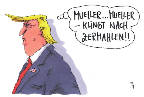 Cartoon: sonderermittlungen (medium) by Andreas Prüstel tagged usa,trump,russlandaffäre,justizbehinderung,sonderermittler,mueller,cartoon,karikatur,andreas,pruestel,usa,trump,russlandaffäre,justizbehinderung,sonderermittler,mueller,cartoon,karikatur,andreas,pruestel