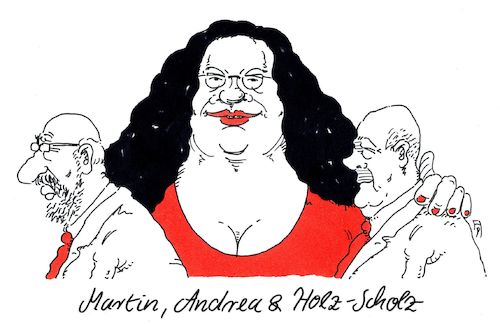 Cartoon: sozen-gruppe (medium) by Andreas Prüstel tagged spd,führungspersonen,parteivorsitz,machtverschiebungen,martin,schulz,andrea,nahles,olaf,scholz,cartoon,karikatur,andreas,pruestel,spd,führungspersonen,parteivorsitz,machtverschiebungen,martin,schulz,andrea,nahles,olaf,scholz,cartoon,karikatur,andreas,pruestel