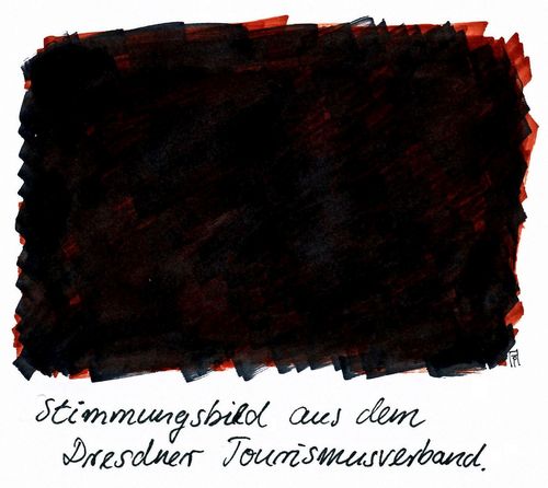 Cartoon: stimmungsbild (medium) by Andreas Prüstel tagged pegida,dresden,tourismus,tourismusverband,fremdenfeindlichkeit,fremdenhass,cartoon,karikatur,andreas,pruestel,pegida,dresden,tourismus,tourismusverband,fremdenfeindlichkeit,fremdenhass,cartoon,karikatur,andreas,pruestel