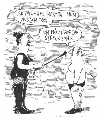 Cartoon: streckbank (medium) by Andreas Prüstel tagged sadomaso,domina,sadomaso,domina,bdsm,sm,spielchen,sexspiele,sexualität,neigung,schmerz,gewalt,peitsche,streckbank,folter,foltern,genuss,lust,trieb,intime beziehung,liebesverkehr,liebesspiel,sadomasochismus,sexualmoral,moral,macht,dominanz,dominant,mann,frau,sklave,wunsch,intime,beziehung