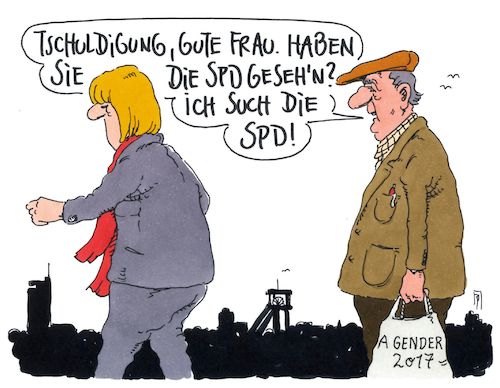 Cartoon: suchender (medium) by Andreas Prüstel tagged landtagswahl,nrw,bundestagswahl,spd,hannelore,kraft,cartoon,karikatur,andreas,pruestel,landtagswahl,nrw,bundestagswahl,spd,hannelore,kraft,cartoon,karikatur,andreas,pruestel