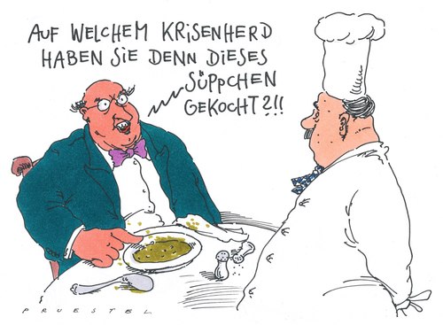 Cartoon: suppe (medium) by Andreas Prüstel tagged suppe,kochkunst,koch,gast,krisenherd,herd,koch,kochkunst,suppe,herd,krisenherd,gast,gastronomie,restaurant