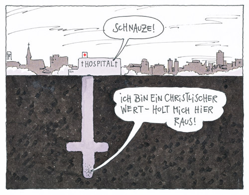 Cartoon: tief gläubig (medium) by Andreas Prüstel tagged katholizismus,katholische,krankenhäuser,hilfeleistung,vergewaltigungsopfer,christliche,werte,cartoon,karikatur,katholizismus,katholische,krankenhäuser,hilfeleistung,vergewaltigungsopfer,christliche,werte,cartoon,karikatur