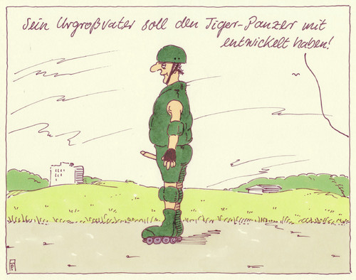 Cartoon: tradition (medium) by Andreas Prüstel tagged traditonen,inline,skater,panzer,tiger,deutsche,wehrmacht,traditonen,inline,skater,panzer,tiger,deutsche,wehrmacht