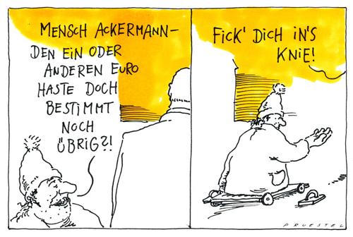 Cartoon: unten und oben (medium) by Andreas Prüstel tagged armut,reichtum,behinderter,krüppel,bettler,euro,ackermann,banken,banker,armut,reichtum,behinderter,krüppel,bettler,euro,ackermann,banken,banker