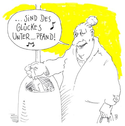 Cartoon: unterpfand (medium) by Andreas Prüstel tagged rente,rentner,altersarmut,deutsche,nationalhymne,flaschenpfand,flaschensammler,cartoon,karikatur,andreas,pruestel,rente,rentner,altersarmut,deutsche,nationalhymne,flaschenpfand,flaschensammler,cartoon,karikatur,andreas,pruestel