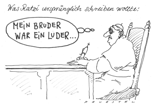 Cartoon: vatikanpost (medium) by Andreas Prüstel tagged papstbrief,katholische,kirche,mißbrauchsfälle,katholische kirche,kirche,missbrauch,mißbrauch,religion,glaube,skandal,katholische,papstbrief,papst,benedikt