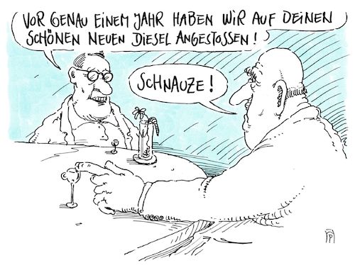 Cartoon: verdieselt (medium) by Andreas Prüstel tagged deutsche,autoindustrie,dieselfahrzeuge,abgase,manipulationen,betrug,fahrverbote,autokäufer,cartoon,karikatur,andreas,pruestel,deutsche,autoindustrie,dieselfahrzeuge,abgase,manipulationen,betrug,fahrverbote,autokäufer,cartoon,karikatur,andreas,pruestel