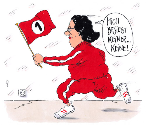 Cartoon: warmlaufen (medium) by Andreas Prüstel tagged spd,andrea,nahles,parteivorsitz,abstimmung,parteitag,cartoon,karikatur,andreas,pruestel,spd,andrea,nahles,parteivorsitz,abstimmung,parteitag,cartoon,karikatur,andreas,pruestel