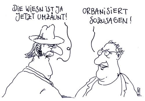 Cartoon: zäunig (medium) by Andreas Prüstel tagged oktoberfest,wiesn,zaun,orban,grenzzäune,münchen,bayern,cartoon,karikatur,andreas,pruestel,oktoberfest,wiesn,zaun,orban,grenzzäune,münchen,bayern,cartoon,karikatur,andreas,pruestel