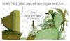 Cartoon: aufrüsten (small) by Andreas Prüstel tagged nato,bundeswehr,deutschland,militärausgaben,aufrüstung,rissland,cartoon,karikatur,andreas,pruestel