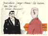 Cartoon: berater (small) by Andreas Prüstel tagged beerdigungsbranche,bestatter,urne,beratung