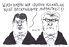 Cartoon: BupräWahl (small) by Andreas Prüstel tagged bundespräsidentenwahl,spd,kandidat,gabriel,steinmeier