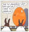 Cartoon: ei spezial (small) by Andreas Prüstel tagged ostern,osterhase,eier,manager,boni,banken,banker,cartoon,karikatur