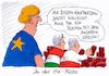 Cartoon: eu-kita (small) by Andreas Prüstel tagged eu,europa,eukommission,sanktionsverfahren,polen,justizreform,rechtsstaatlichkeit,unterstützer,ungarn,cartoon,karikatur,andreas,pruestel