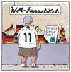 Cartoon: fanartikel (small) by Andreas Prüstel tagged fußball frauenfußball nationalmannschaft popp fanartikel gänsehaut gänsehautatmosphäre