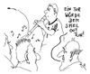 Cartoon: flötenspiel (small) by Andreas Prüstel tagged flöte,blockflöte,flötenspiel,vorspiel,kinder,fußball,fußballspruch,tor,cartoon,karikatur,andreas,pruestel