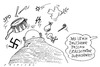 Cartoon: grassometer (small) by Andreas Prüstel tagged grass,gedicht,israel,iran,reaktionen