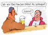 Cartoon: gutmensch (small) by Andreas Prüstel tagged flüchtlingskrise,bedenken,polarisierung,gutmensch,hilfsbereitschaft,cartoon,karikatur,andreas,pruestel