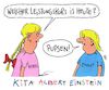 Cartoon: kita spezial (small) by Andreas Prüstel tagged kita,leistungskurse,albert,einstein,cartoon,karikatur,andreas,pruestel