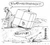 Cartoon: konjunkturpaket (small) by Andreas Prüstel tagged konjunkturpaket merkel