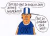 Cartoon: oxi (small) by Andreas Prüstel tagged griechenland,schuldenkrise,euro,europa,eu,referendum,volksabstimmung,oxi,schäuble,cartoon,karikatur,andreas,pruestel