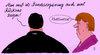 Cartoon: rückrat (small) by Andreas Prüstel tagged groko,merkel,gabriel,usa,geheimdienstaffäre,nsa,bnd,unterwürfigkeit,cartoon,karikatur,andreas,pruestel