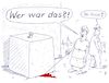 Cartoon: schuldfrage (small) by Andreas Prüstel tagged russland,großbritannien,nervengasanschlag,cartoon,karikatur,andreas,pruestel