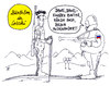 Cartoon: sotschi biathlon (small) by Andreas Prüstel tagged winterolymoiade,sotschi,russland,sicherheitsvorkehrungen,terrorgefahr,sicherheitskräfte,cartoon,karikatur,andreas,pruestel